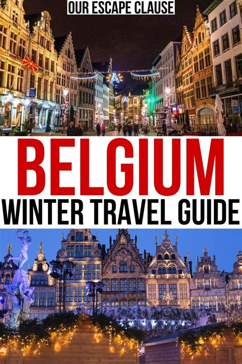 plan a vacation to belgium in winter